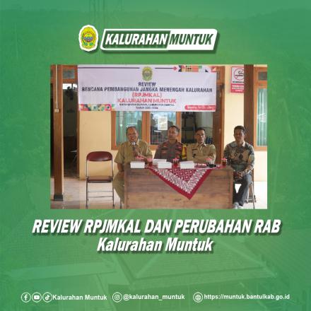 MUSRENBANGKAL REVIEW RPJM DAN PERUBAHAN RKP 2025 KALURAHAN MUNTUK